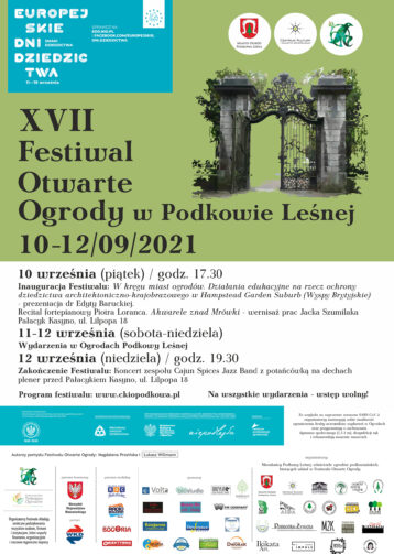 Festiwal Otwarte Ogrody 2021