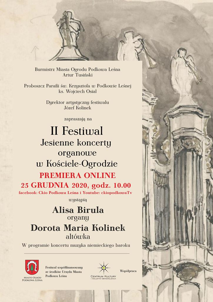 You are currently viewing II Festiwal Jesienne koncerty organowe w Kościele-Ogrodzie