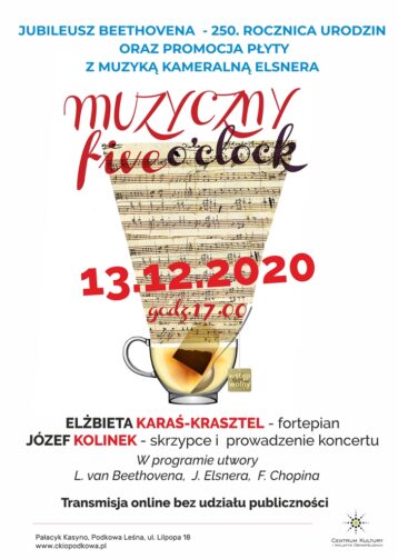 MUZYCZNY FIVE O’CLOCK: Jubileusz Beethovena
