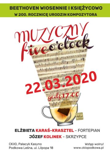 MUZYCZNY FIVE O’CLOCK ODWOŁANY