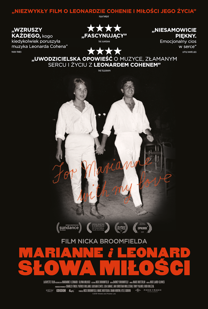 You are currently viewing KINO NA DECHACH: Marianne i Leonard: Słowa miłości