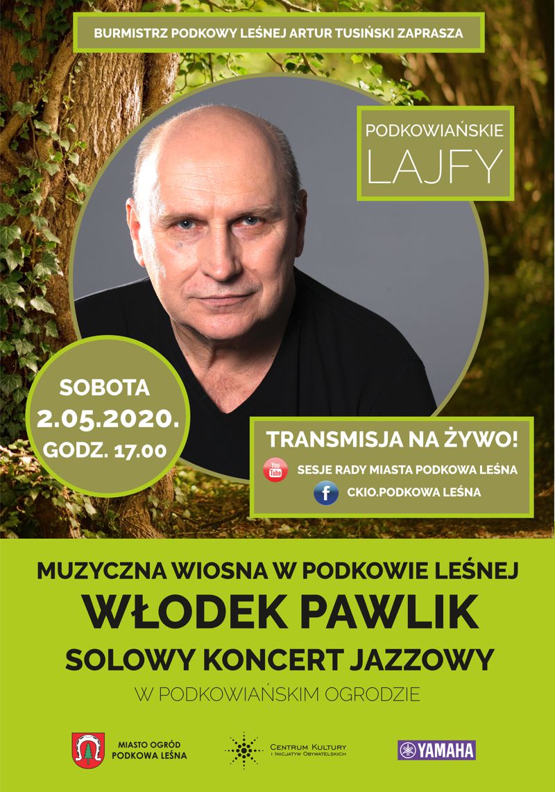 You are currently viewing Podkowiańskie Lajfy – koncert Włodka Pawlika
