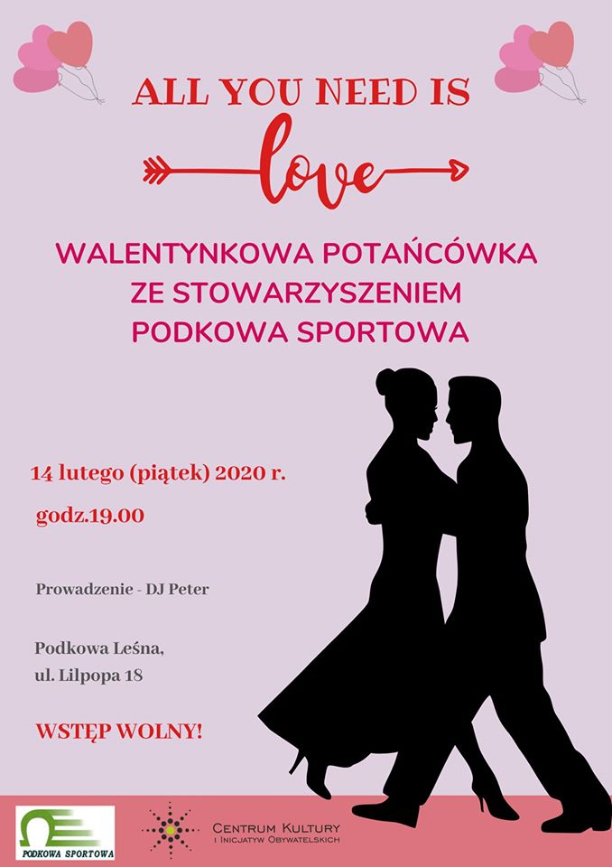 You are currently viewing All You Need Is Love – potańcówka walentynkowa