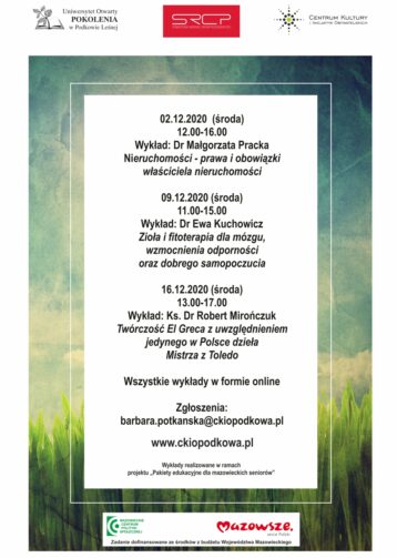 Uniwersytet Otwarty POKOLENIA: O twórczości El Greca