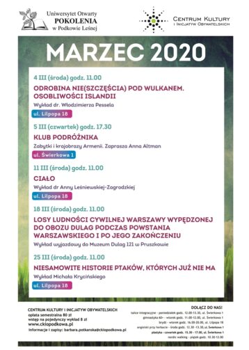 Uniwersytet Otwarty POKOLENIA: Osobliwości Islandii