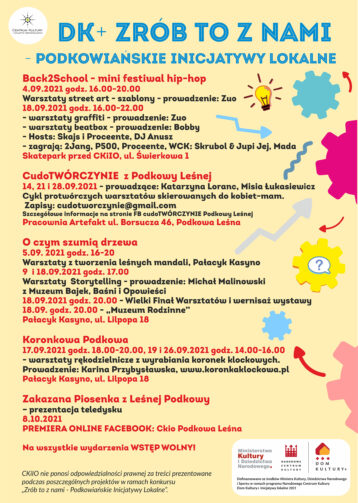 DK+ ZRÓB TO Z NAMI – Podkowiańskie inicjatywy lokalne