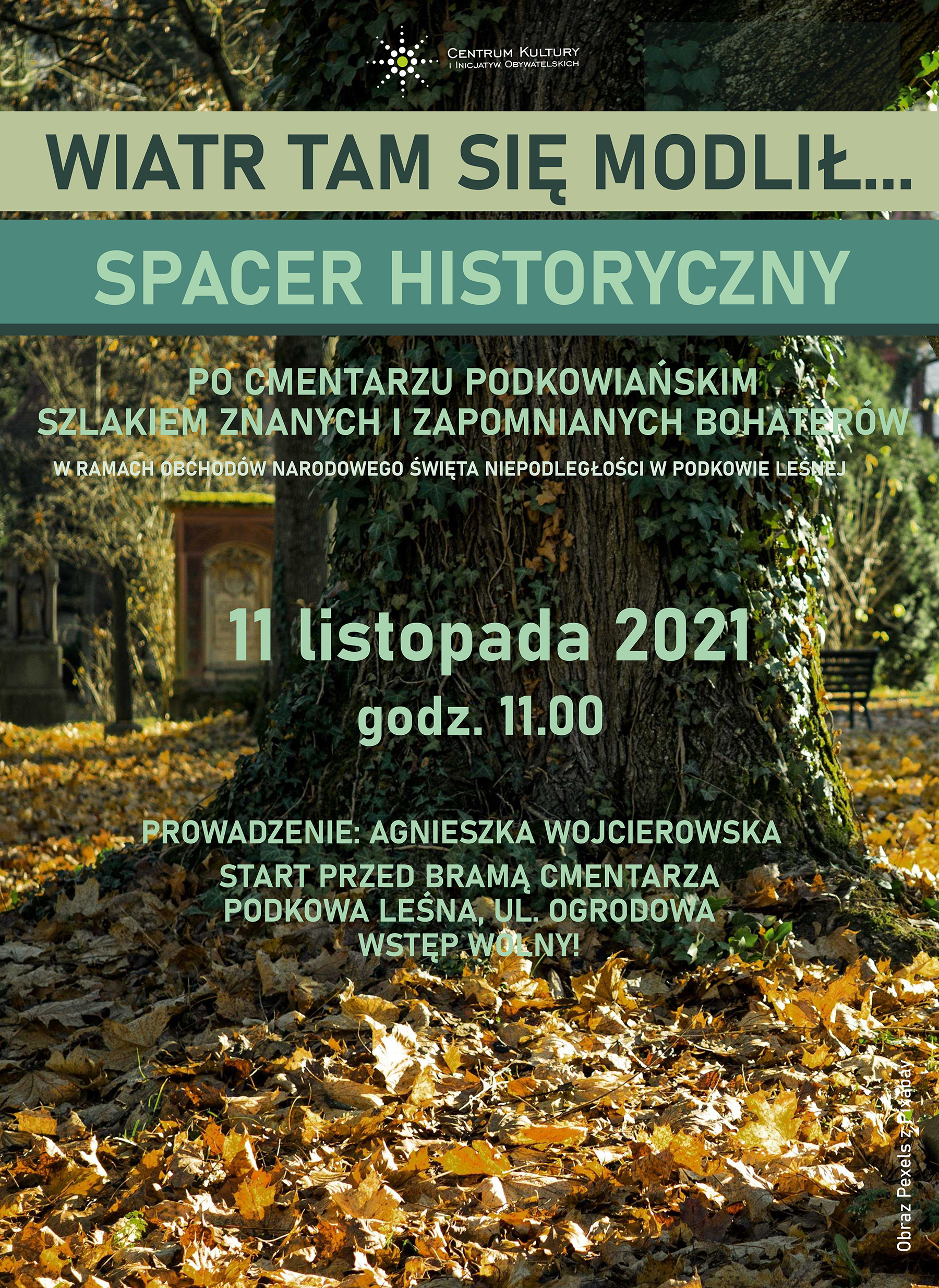 You are currently viewing Wiatr tam się modlił… Spacer historyczny po cmentarzu podkowiańskim