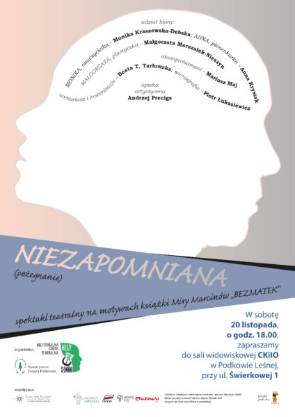 Read more about the article “Niezapomniana” – spektakl Nieformalnej Grupy Teatralnej Między Słowami