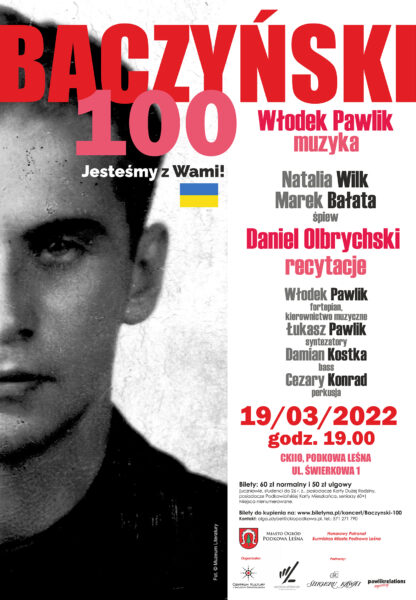 Read more about the article Koncert “Baczyński 100” Włodka Pawlika