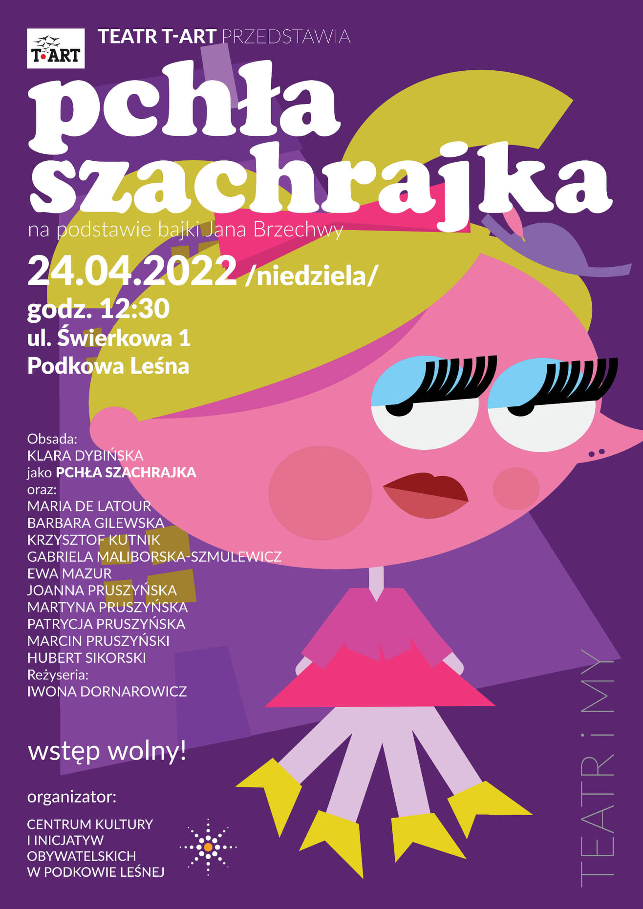 You are currently viewing Pchła Szachrajka – spektakl dla dzieci