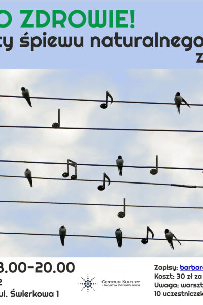 “Śpiew to zdrowie” – warsztaty śpiewu naturalnego