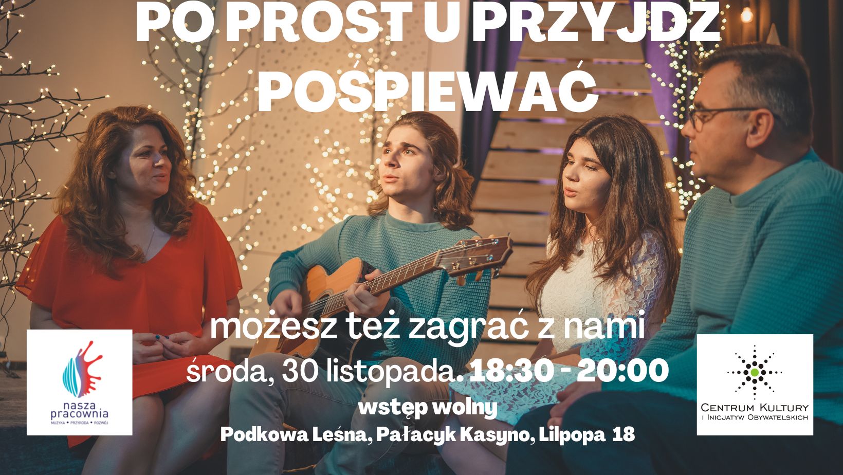 You are currently viewing Po prostu przyjdź pośpiewać