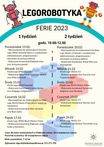 Legorobotyka ferie 2023