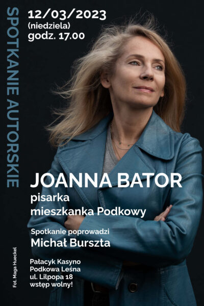 Spotkanie z Joanną Bator