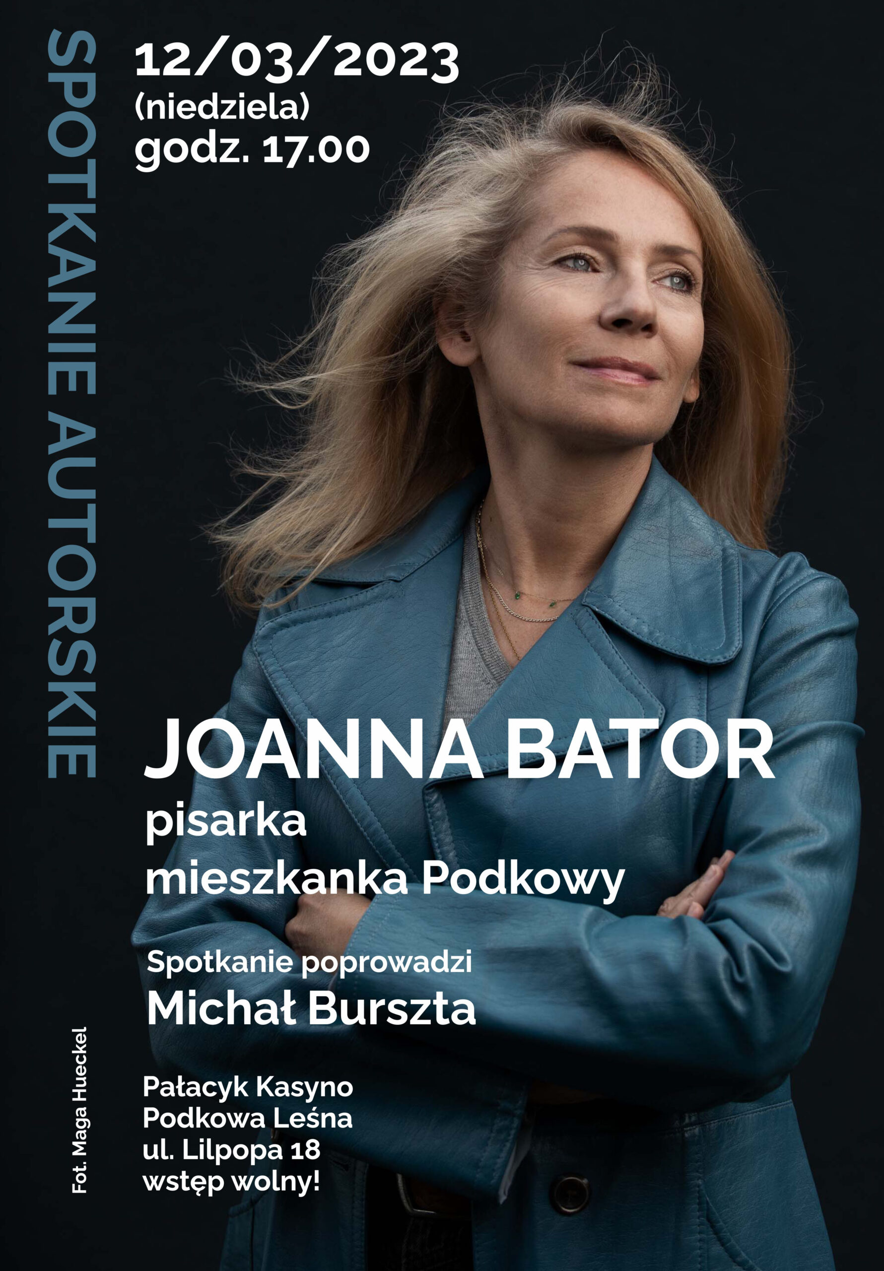 You are currently viewing Spotkanie z Joanną Bator