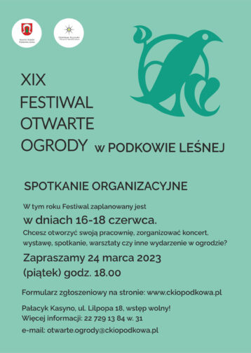 Festiwal Otwarte Ogrody – spotkanie organizacyjne