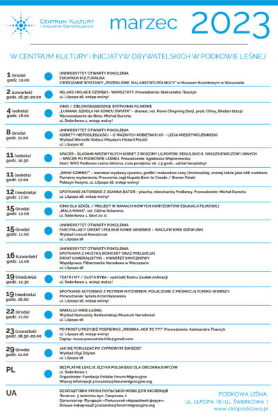 Kultura Leśna w marcu