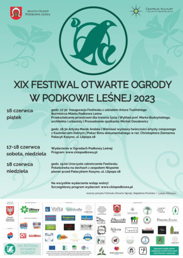 Fotorelacje z XIX edycji Festiwalu Otwarte Ogrody 16-18.06.2023