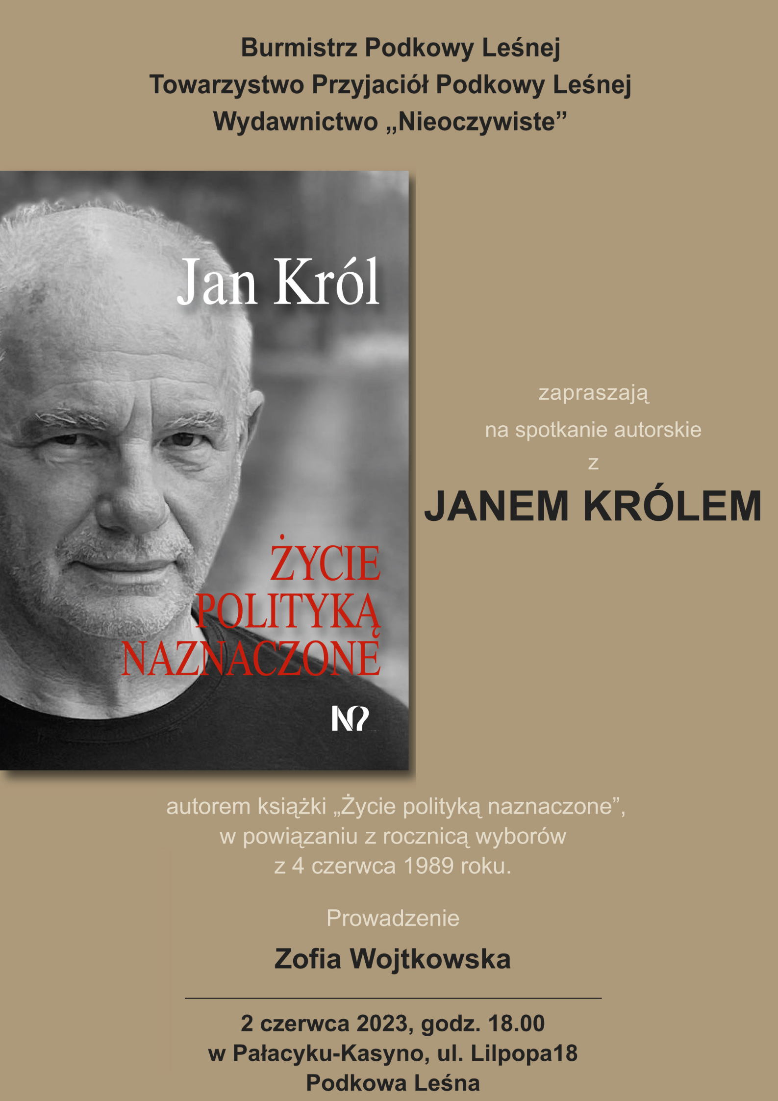 You are currently viewing Spotkanie autorskie z Janem Królem