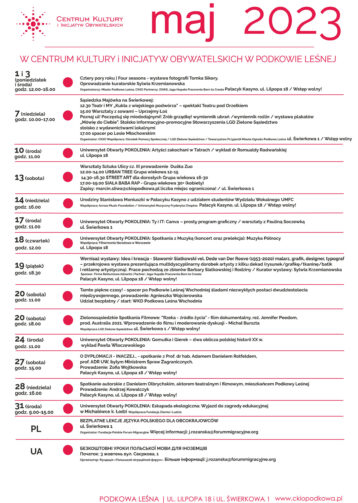 Kulturalna majówka