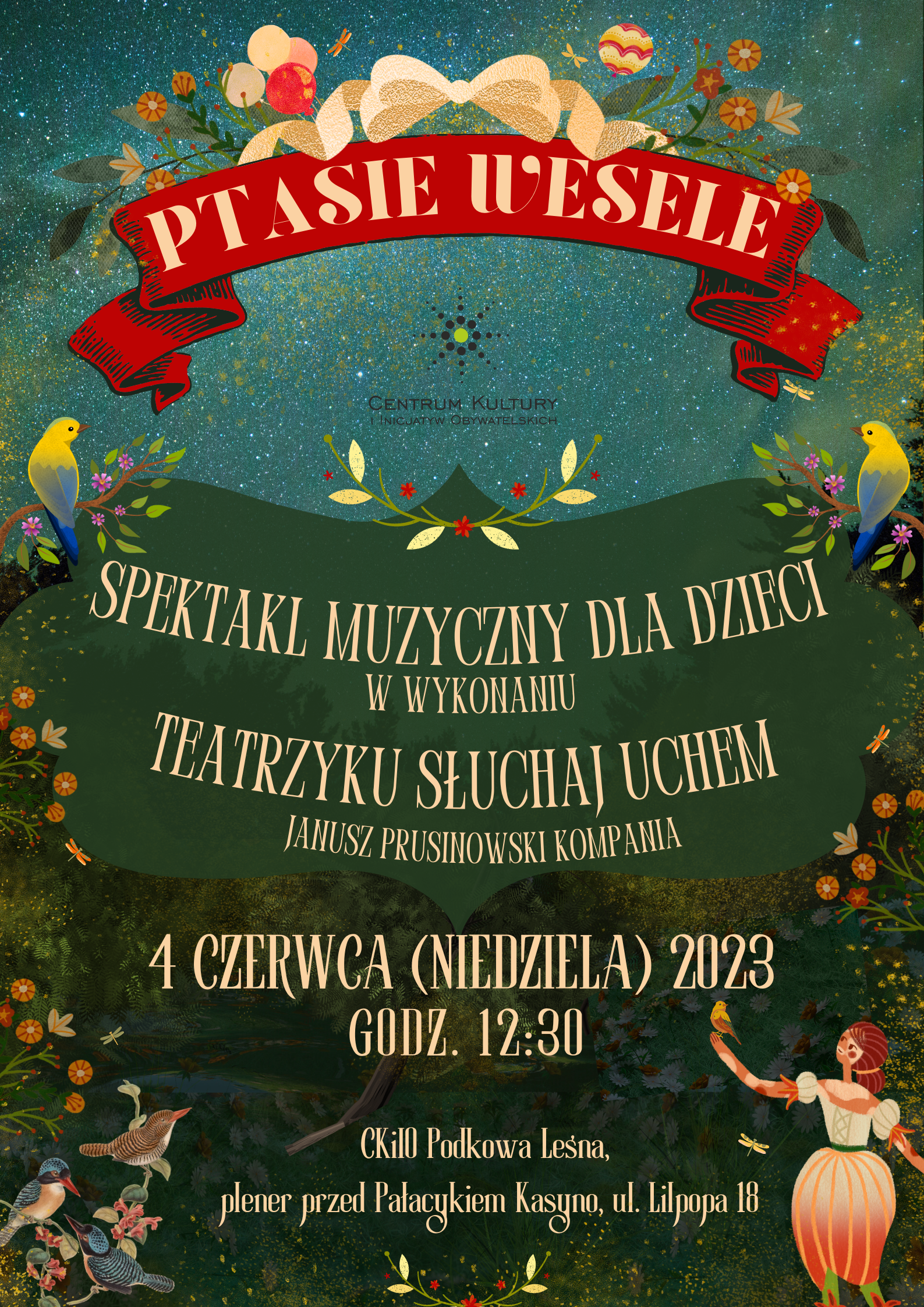 You are currently viewing Spektakl muzyczny „Ptasie Wesele” z okazji Dnia Dziecka