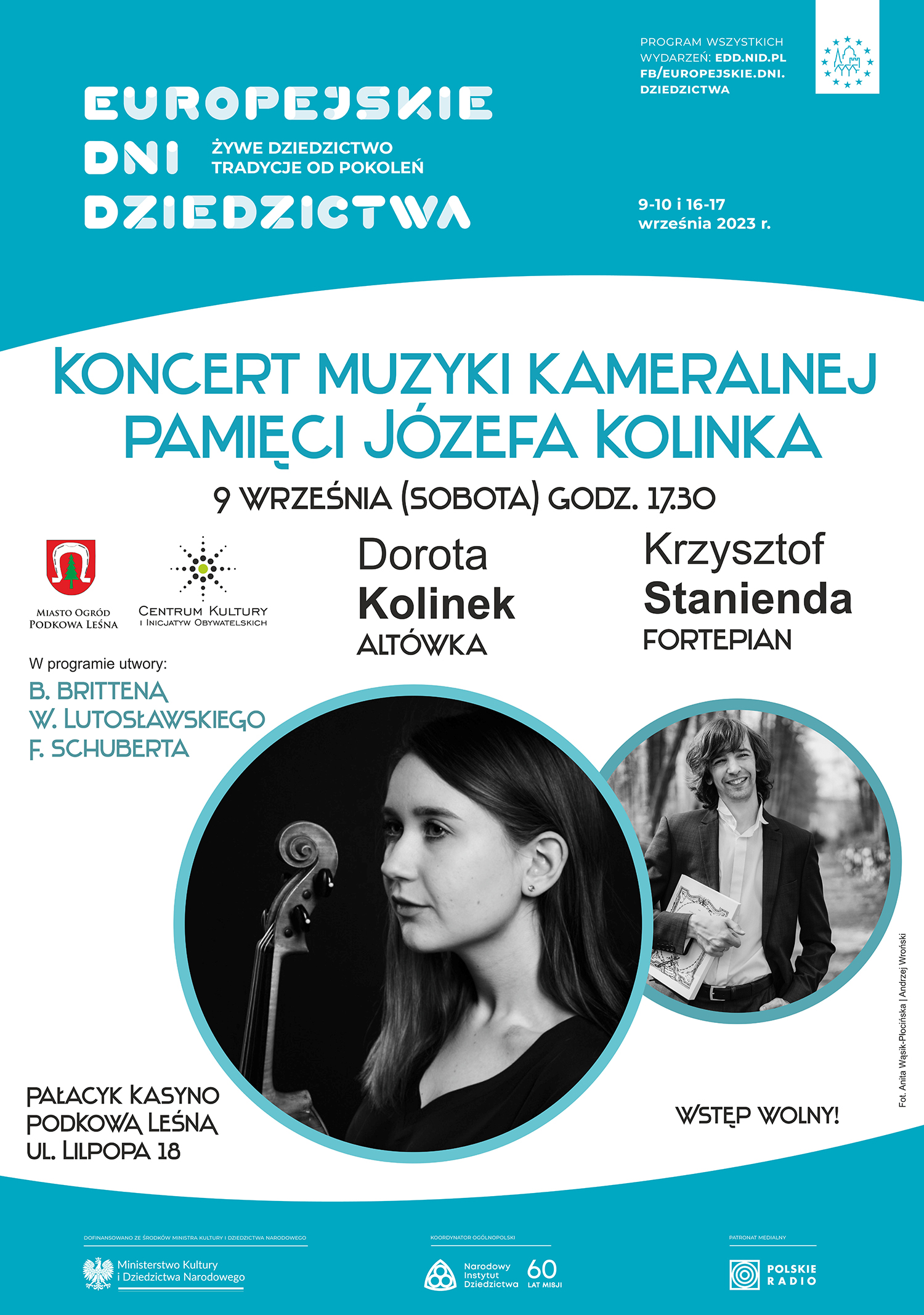 You are currently viewing Koncert muzyki kameralnej pamięci Józefa Kolinka