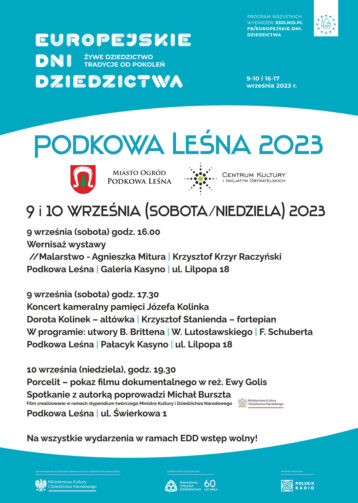 Europejskie Dni Dziedzictwa 2023