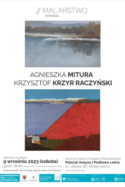 Wystawa malarstwa Agnieszki Mitury i Krzysztofa Krzyra Raczyńskiego