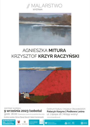 Wystawa malarstwa Agnieszki Mitury i Krzysztofa Krzyra Raczyńskiego