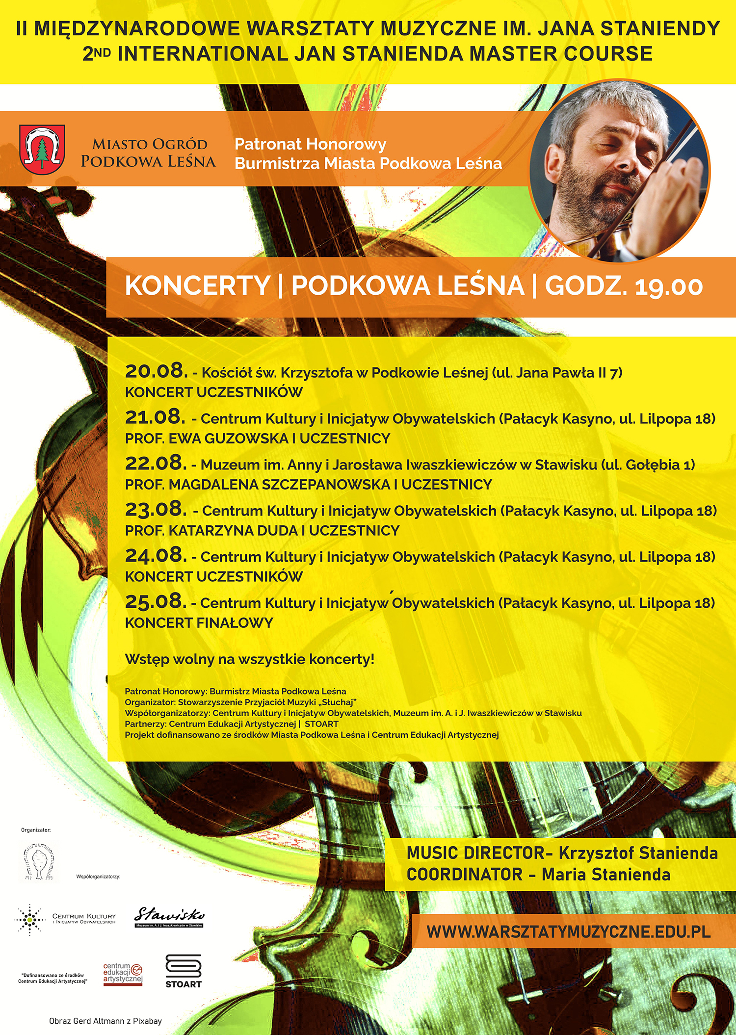 You are currently viewing II Międzynarodowe Warsztaty Muzyczne im. Jana Staniendy