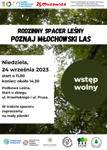 Rodzinny spacer leśny „Poznaj Młochowski Las”