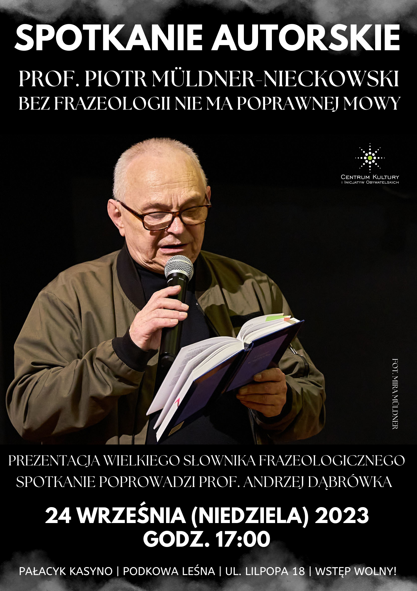 You are currently viewing Spotkanie autorskie z prof. Piotrem Müldner-Nieckowskim