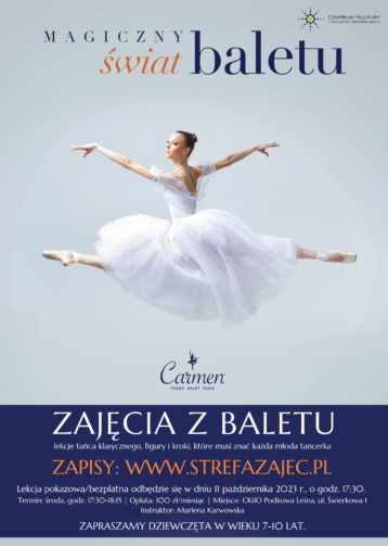 Zajęcia z baletu klasycznego