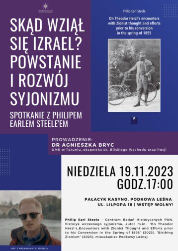 Skąd się wziął Izrael? – spotkanie z Philipem E. Steele’em