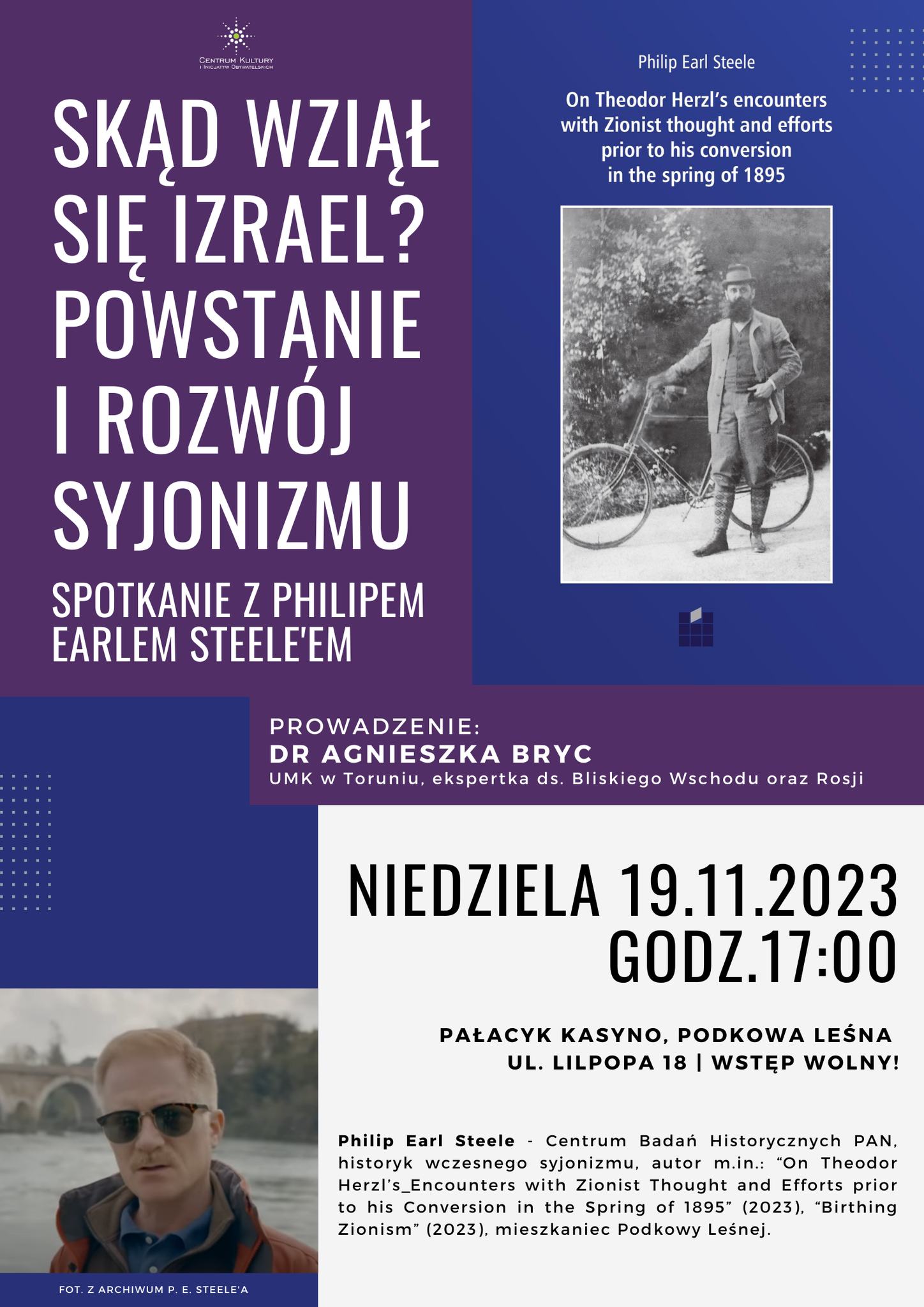 You are currently viewing Skąd się wziął Izrael? – spotkanie z Philipem E. Steele’em