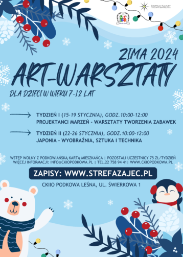 ART-WARSZTATY – ZIMA 2024