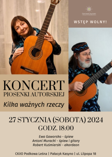 Kilka ważnych rzeczy – koncert piosenki autorskiej