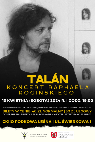 Talán – koncert Raphaela Rogińskiego