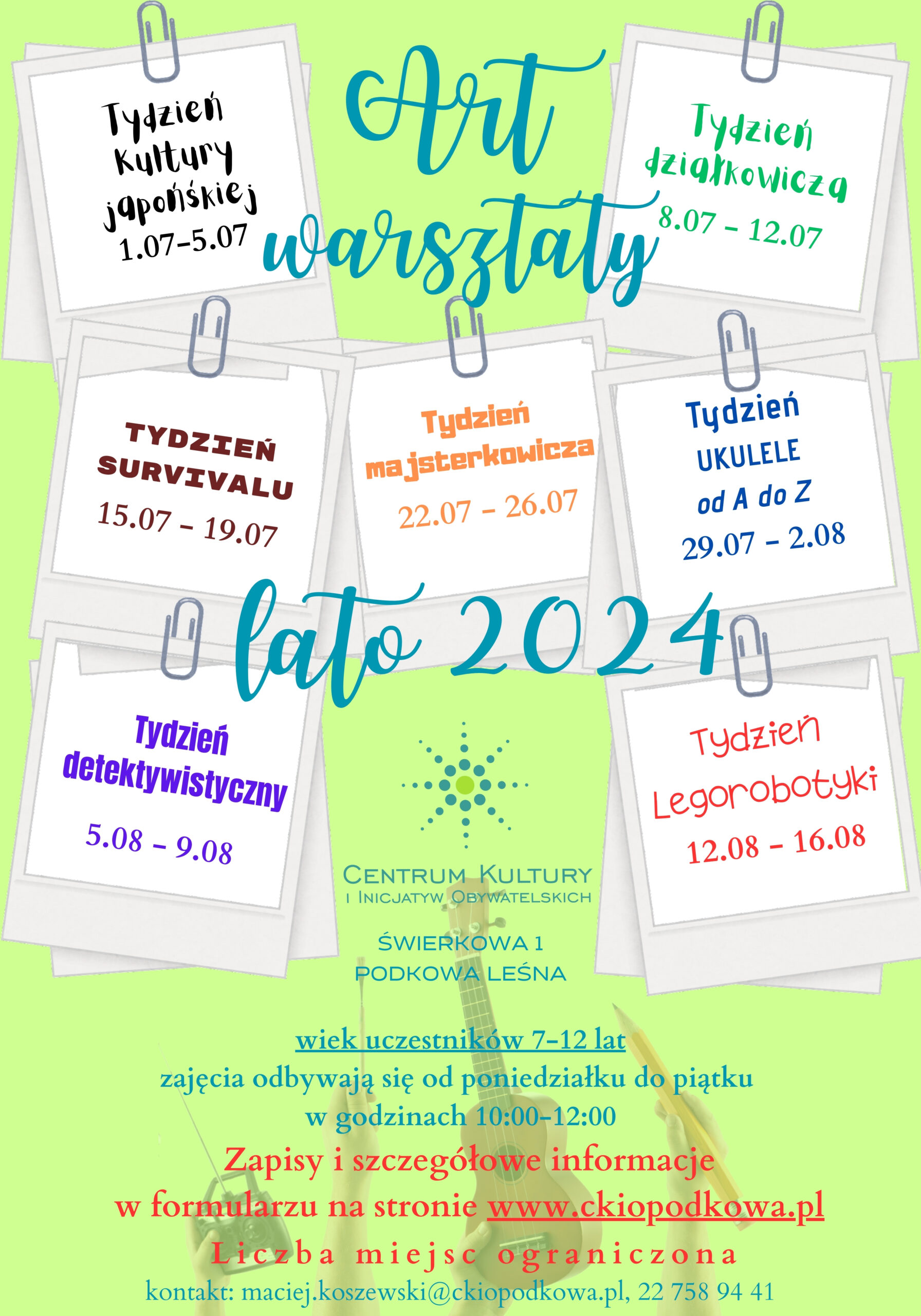 You are currently viewing ART WARSZTATY LATO 2024