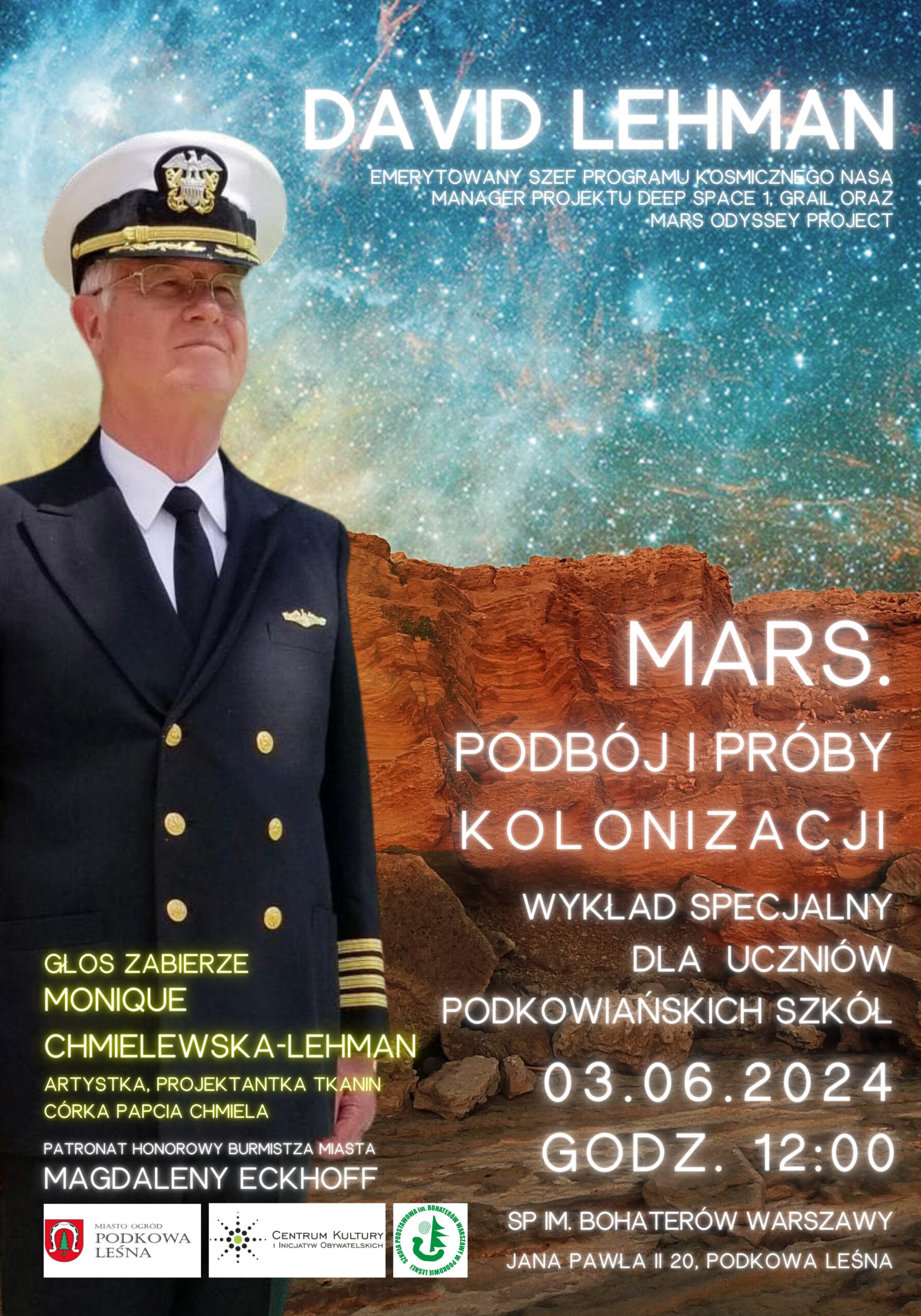 You are currently viewing Mars. Podbój i próby cywilizacji – spotkanie z Davidem Lehmanem