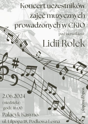 Koncert uczestników zajęć muzycznych w CKiIO