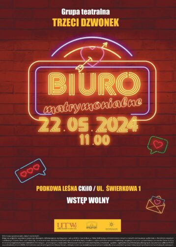 BIURO MATRYMONIALNE – spektakl grupy Trzeci Dzwonek
