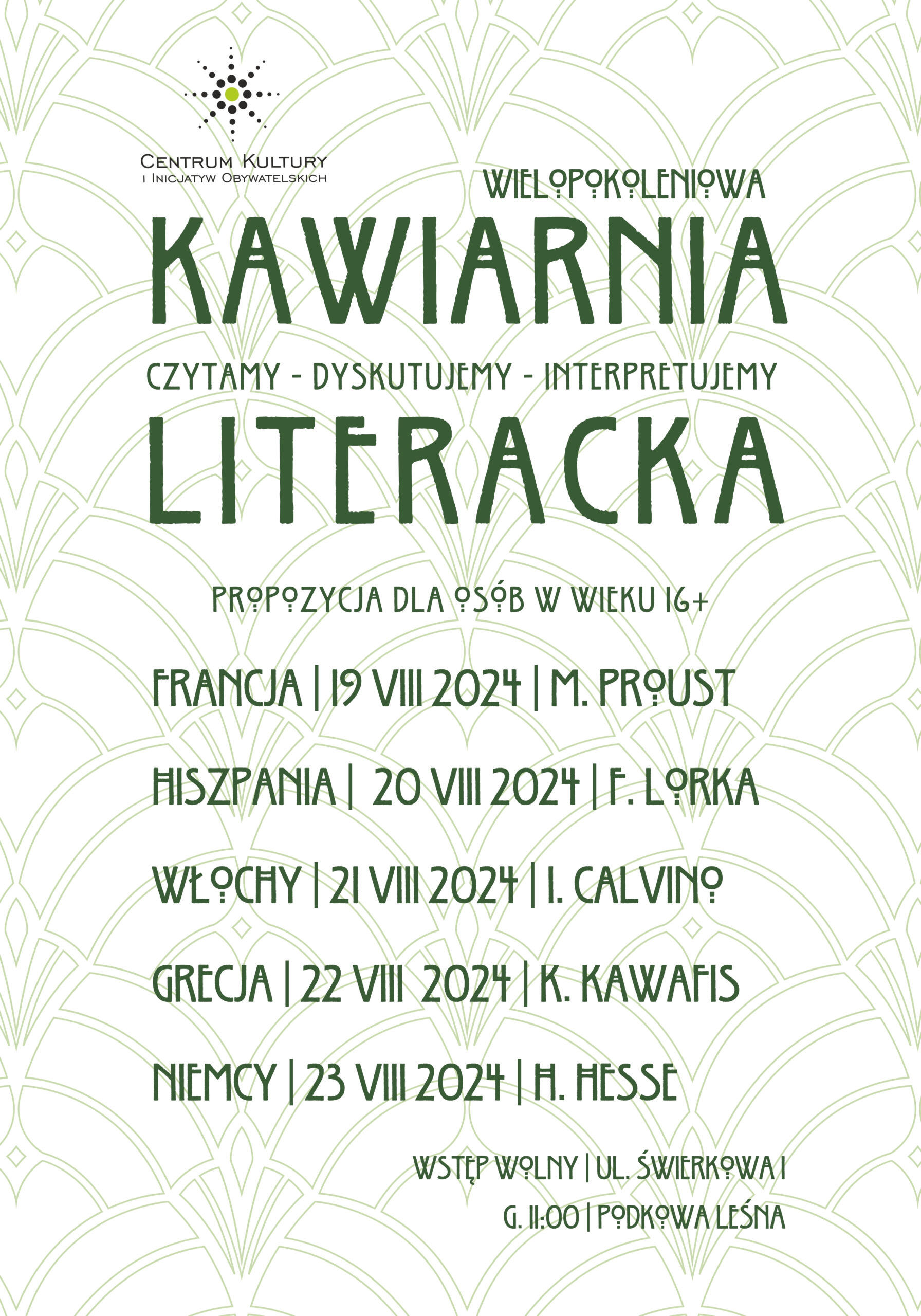 You are currently viewing Wielopokoleniowa kawiarnia literacka