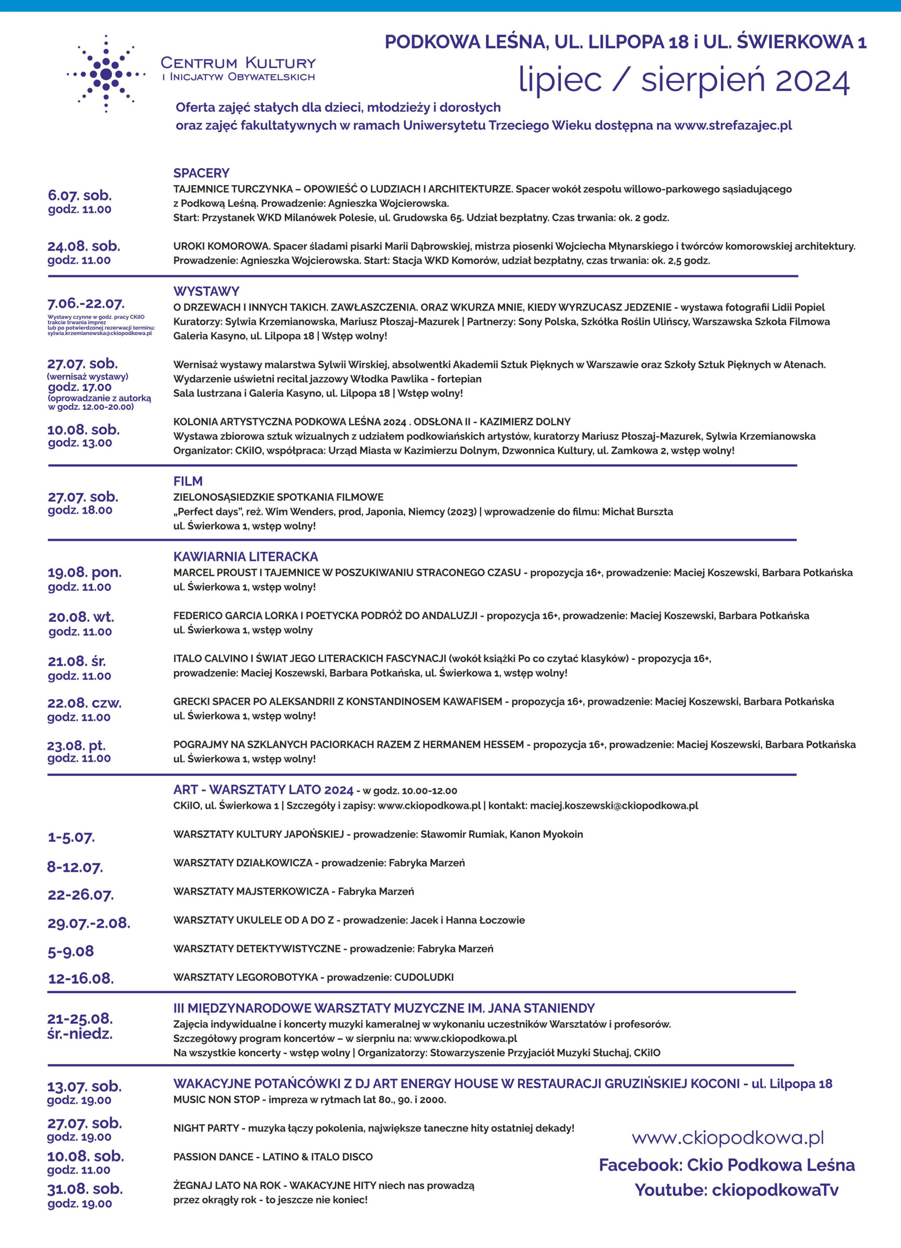 You are currently viewing Lipiec i sierpień w Kulturze Leśnej