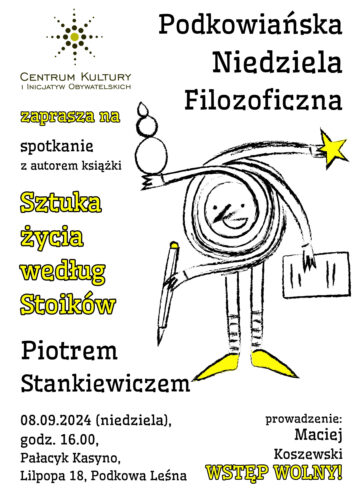 Sztuka życia według stoików – spotkanie z Piotrem Stankiewiczem
