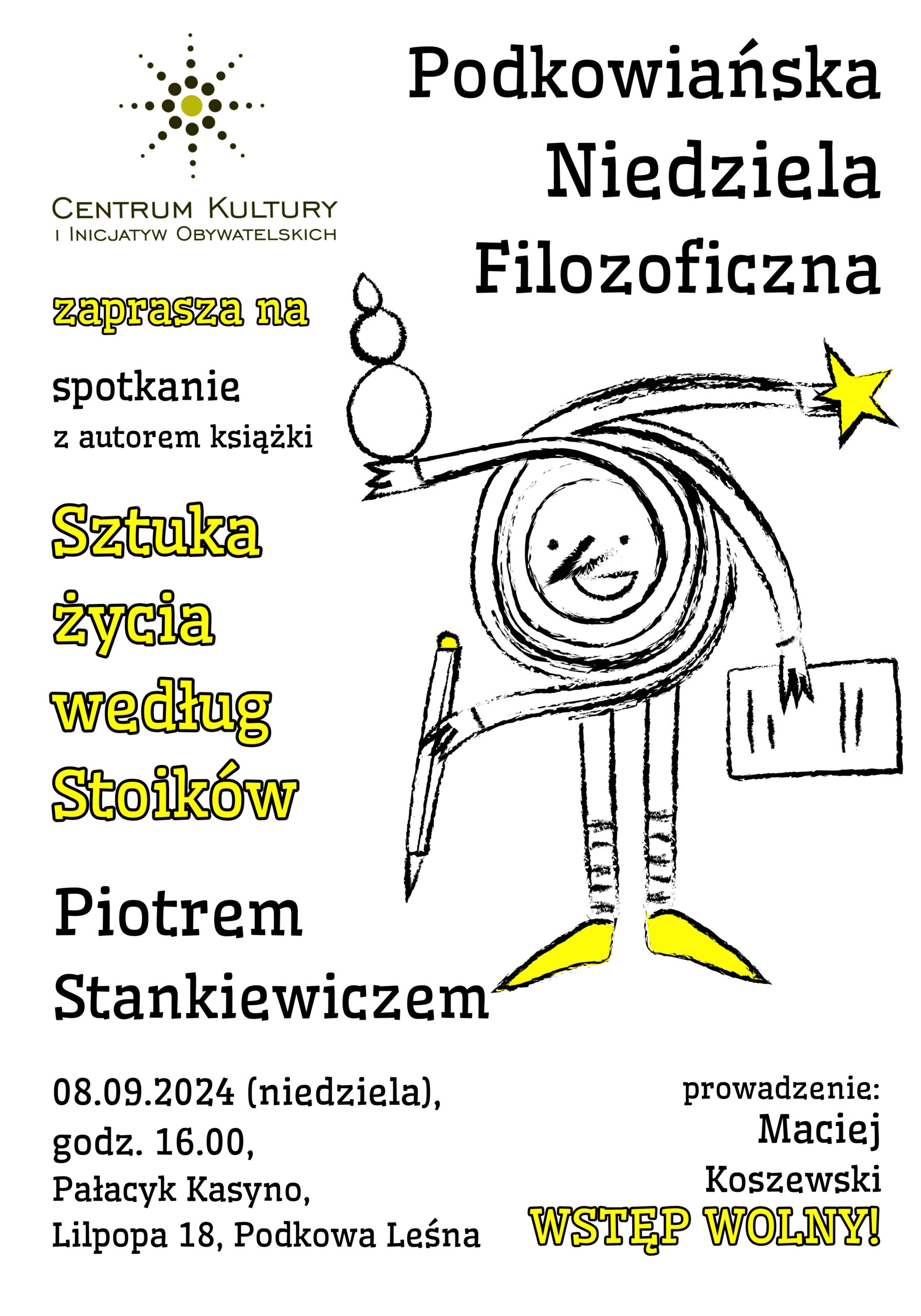 You are currently viewing Sztuka życia według stoików – spotkanie z Piotrem Stankiewiczem