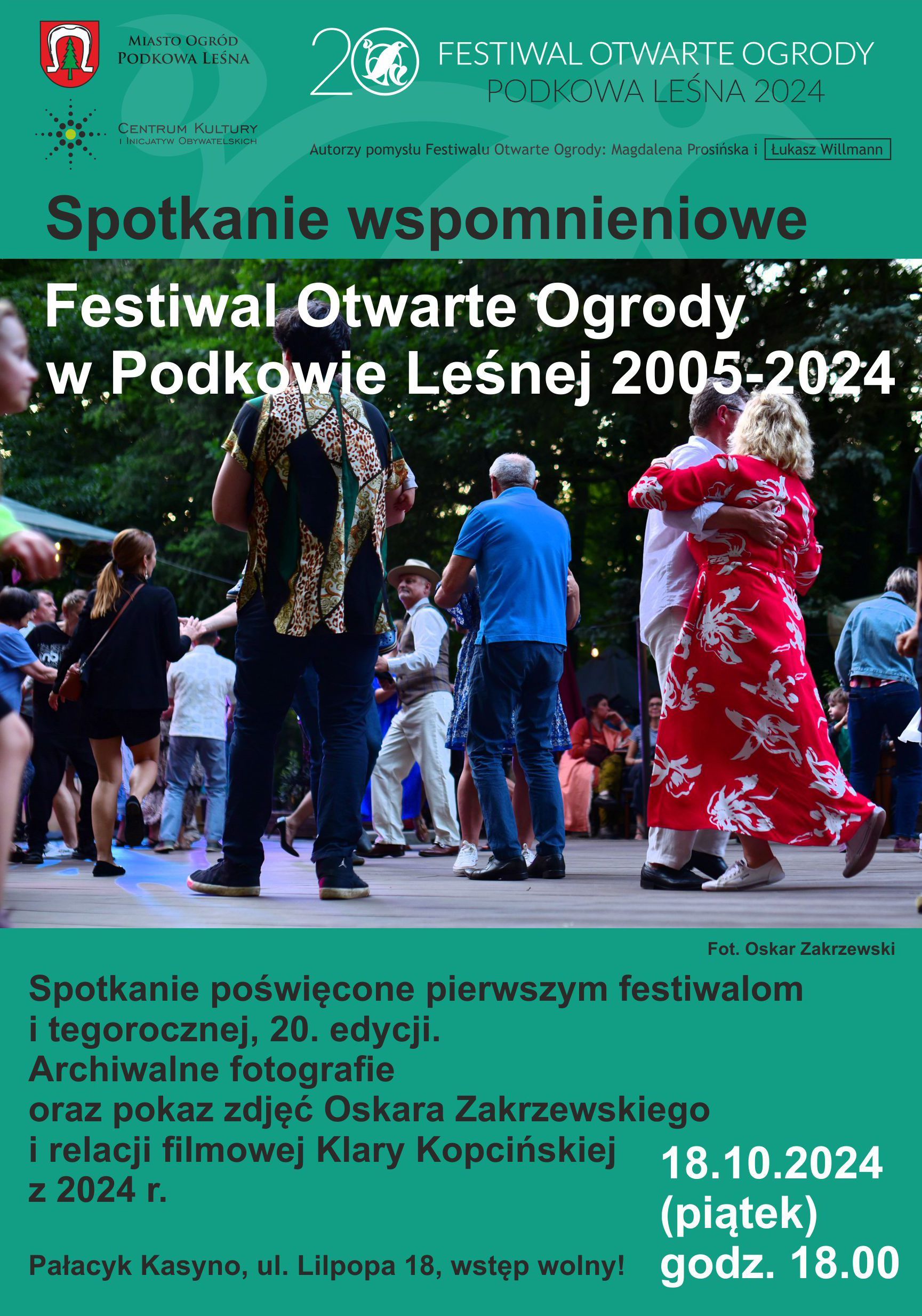 You are currently viewing Festiwal Otwarte Ogrody – spotkanie wspomnieniowe