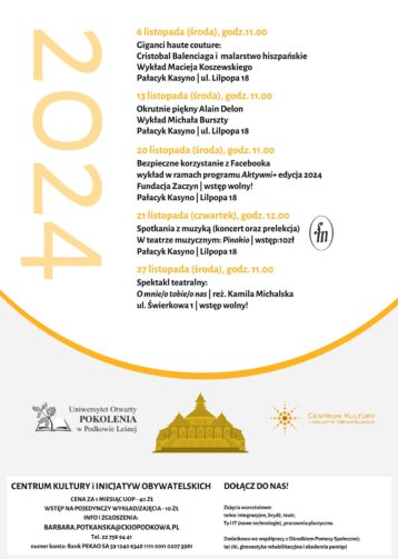 Uniwersytet Otwarty POKOLENIA: spektakl „O mnie/o tobie/o nas”