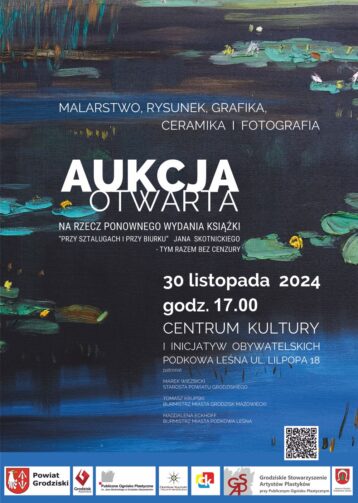 Aukcja otwarta na rzecz wydania książki Jana Skotnickiego