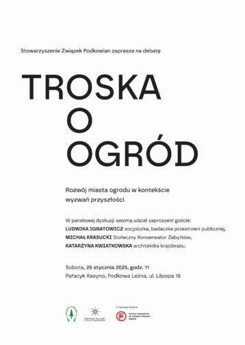 Troska o ogród – debata